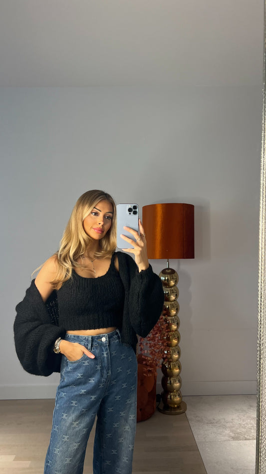 Just For Fun 2 Piece Set Black